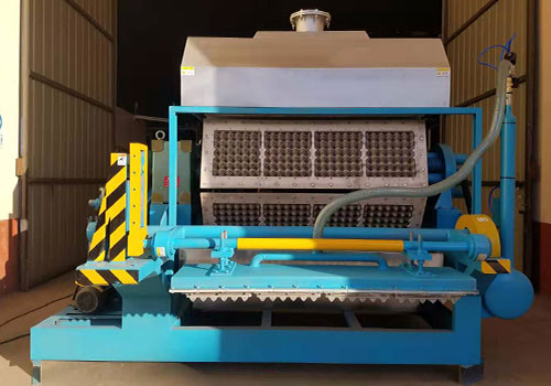 Machine de moulage de pâte pour plateaux à œufs