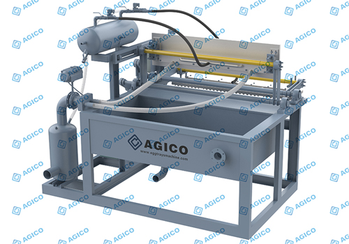 Machine 4×1 à plateaux à œufs à une face