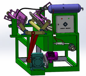 Machine à plateaux à œufs de type rotatif