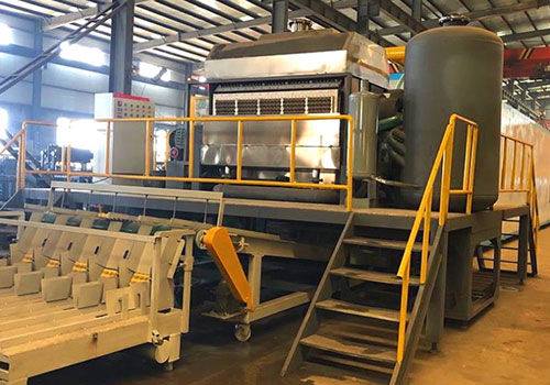Ligne de production de plateaux à œufs de 5 000 pièces/h