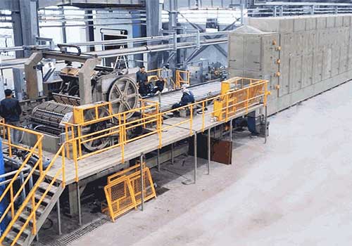 Ligne de production de plateaux à œufs