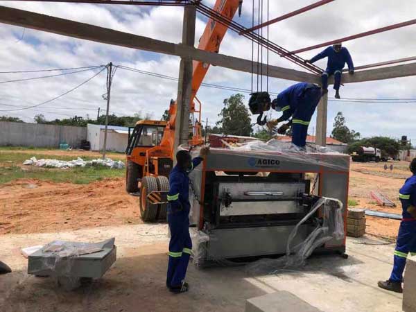 Installation d’une ligne de 2 500 plateaux à œufs/h au Mozambique