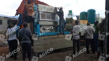 Machine de 2 000 plateaux/h arrivée en Zambie
