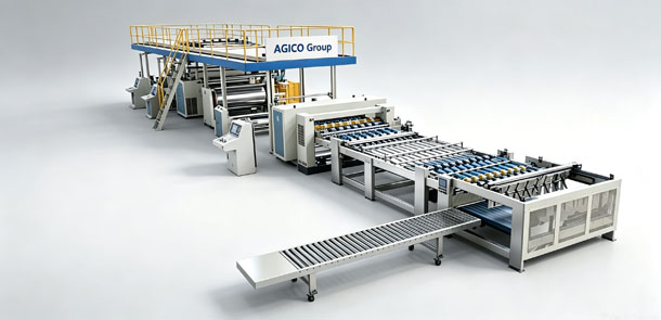 Ligne de production de carton ondulé
