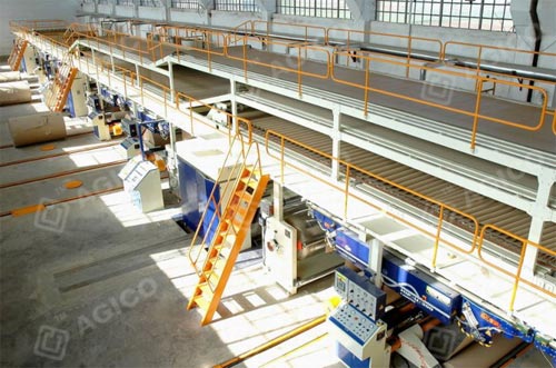 Ligne de production de carton ondulé