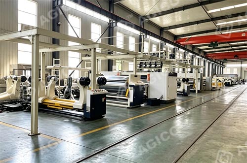 Ligne de production de carton ondulé