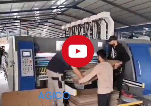 Vidéo d’une ligne de cartons