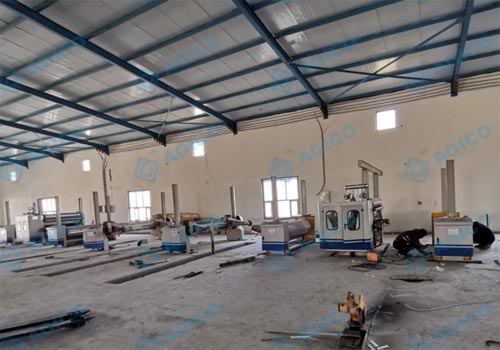 Ligne de production de cartons installée et mise en service en Irak