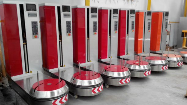 Machine d’emballage de palettes