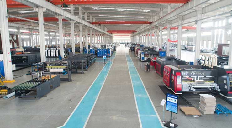factory Ligne de production de carton ondulé AGICO