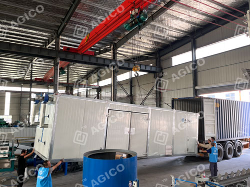 Machine ZMDT3*4 de 2 000 plateaux/h et séchage semi-automatique livrés en Angola