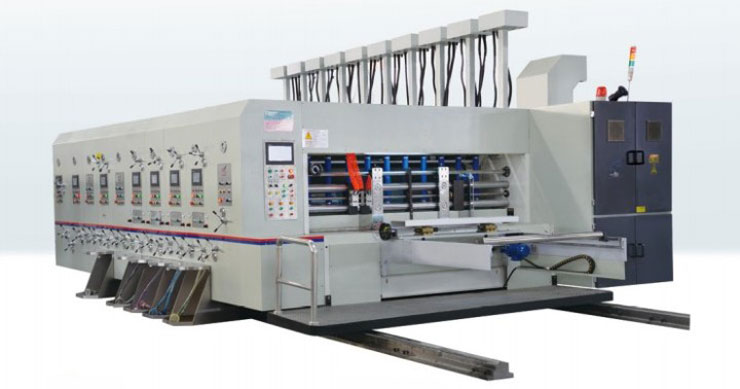 Machine automatique d’impression, rainage et découpe