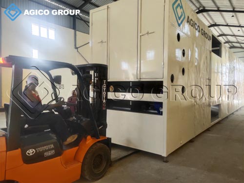 zambia-installation-7000-egg-tray-machinery-2 Ligne de 7 000 plateaux à œufs/h installée en Zambie