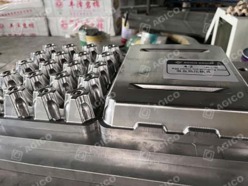 Ligne de production de plateaux à œufs