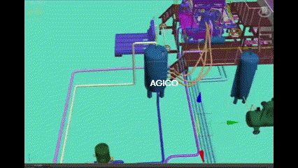 Présentation 3D du service de mise en route