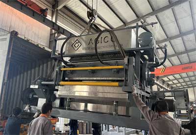 Machine de formage de plateaux à œufs ZMDT-5×8