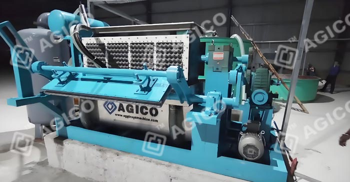 Machine à plateaux à œufs 4×4 installée en Inde