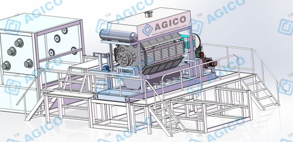 Machine automatique 5×8 de 5 000 plateaux/h installée en Côte d’Ivoire