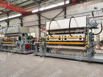 Machine de fabrication de plateaux à œufs